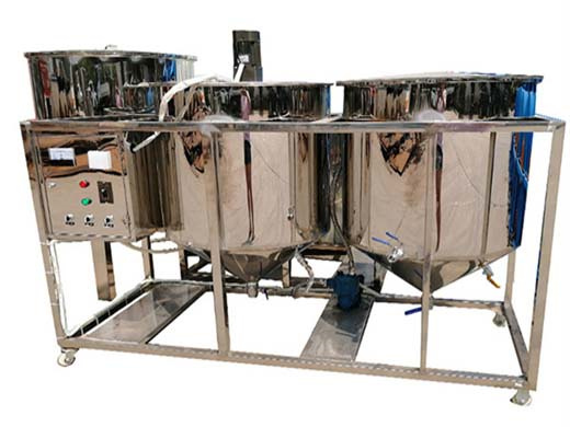 Pequeñas máquinas de extracción de aceite de girasol en frío en Cuba.